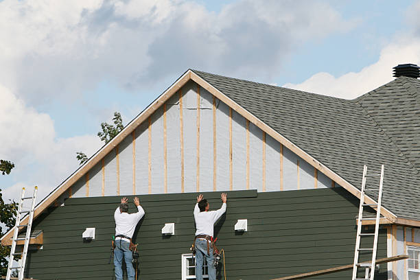 Professional Siding Repair technician working in Rice, VA